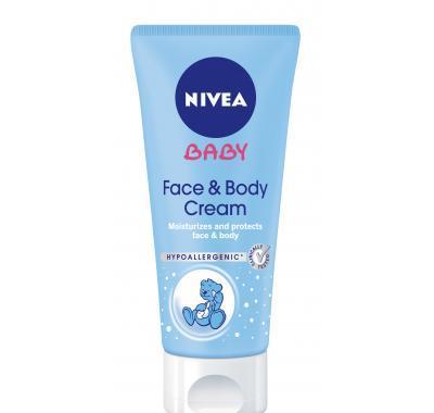 NIVEA Baby Krém na obličej a tělo 100 ml, NIVEA, Baby, Krém, obličej, tělo, 100, ml