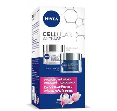 NIVEA Cellular Anti-Age denní   noční krém 2 x 50 ml