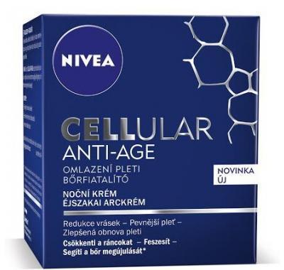 NIVEA Cellular Anti-Age omlazující noční krém 50 ml, NIVEA, Cellular, Anti-Age, omlazující, noční, krém, 50, ml