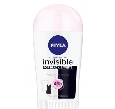 NIVEA deo Invisible Clear stick 40 ml, NIVEA, deo, Invisible, Clear, stick, 40, ml