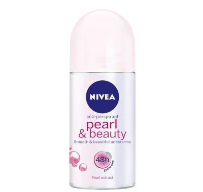 NIVEA Deo kulička AP ženy Pearl&Beauty 50 ml, NIVEA, Deo, kulička, AP, ženy, Pearl&Beauty, 50, ml