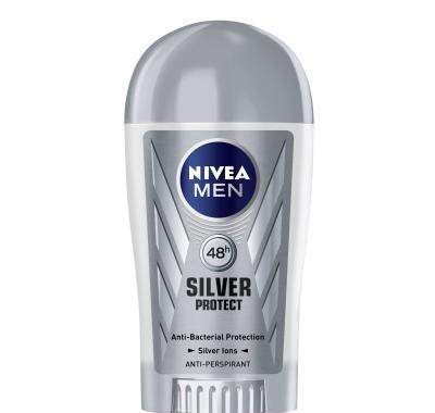NIVEA Deo muži Silver Protect tuhý AP 40 ml, NIVEA, Deo, muži, Silver, Protect, tuhý, AP, 40, ml