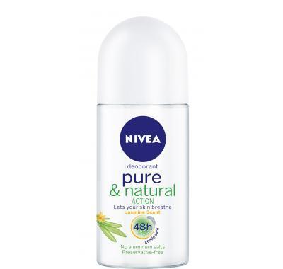 NIVEA deo Pure&Natural Jasmín roll-on 50 ml, NIVEA, deo, Pure&Natural, Jasmín, roll-on, 50, ml