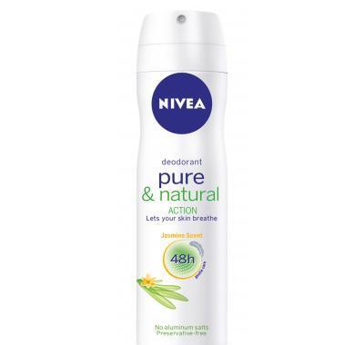 NIVEA deo Pure&Natural Jasmín sprej 150 ml, NIVEA, deo, Pure&Natural, Jasmín, sprej, 150, ml