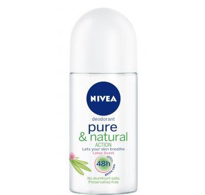 NIVEA deo Pure&Natural Lotos roll-on 50ml, NIVEA, deo, Pure&Natural, Lotos, roll-on, 50ml