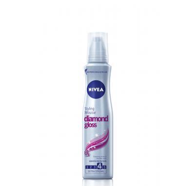 NIVEA Diamond Gloss pěnové tužidlo 150 ml, NIVEA, Diamond, Gloss, pěnové, tužidlo, 150, ml