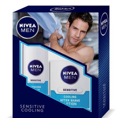 NIVEA MEN kazeta SENSITIVE COOLING pěna   voda po holení, NIVEA, MEN, kazeta, SENSITIVE, COOLING, pěna, , voda, po, holení