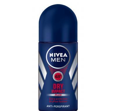 NIVEA MEN roll-on Dry Impact Plus 50 ml, NIVEA, MEN, roll-on, Dry, Impact, Plus, 50, ml