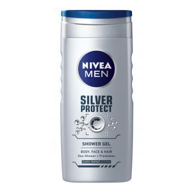 NIVEA MEN sprchový gel Silver Protect 250 ml
