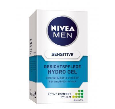 Nivea pleťový gel Sensitive pro muže,50 ml, Nivea, pleťový, gel, Sensitive, muže,50, ml