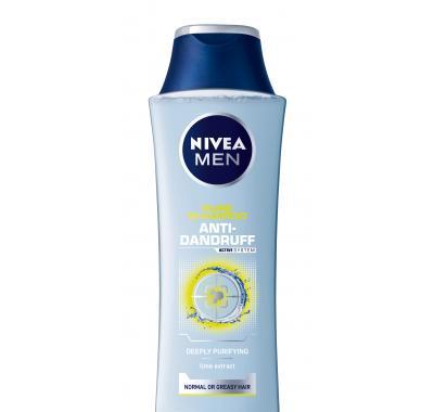 NIVEA šampon proti lupům pro normální až mastné vlasy Anti-dandruff Pure 250 ml, NIVEA, šampon, proti, lupům, normální, až, mastné, vlasy, Anti-dandruff, Pure, 250, ml