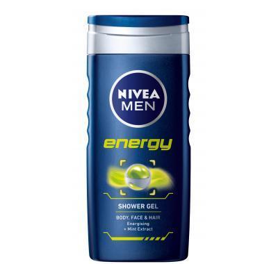 NIVEA Shower sprchový gel pro muže Energy 250 ml, NIVEA, Shower, sprchový, gel, muže, Energy, 250, ml