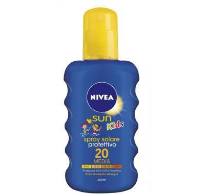 NIVEA Sun dětský sprej na opalování OF 20 200ml, NIVEA, Sun, dětský, sprej, opalování, OF, 20, 200ml