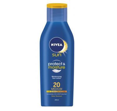 NIVEA Sun hydratační mléko na opalování OF20 200 ml, NIVEA, Sun, hydratační, mléko, opalování, OF20, 200, ml