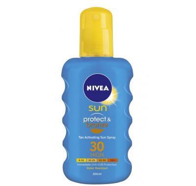 NIVEA Sun intenzivní sprej na opalování OF 30 200ml, NIVEA, Sun, intenzivní, sprej, opalování, OF, 30, 200ml