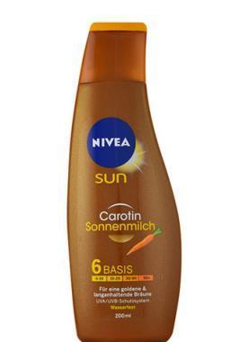 NIVEA Sun mléko s betakarotenem OF6 200 ml, NIVEA, Sun, mléko, betakarotenem, OF6, 200, ml