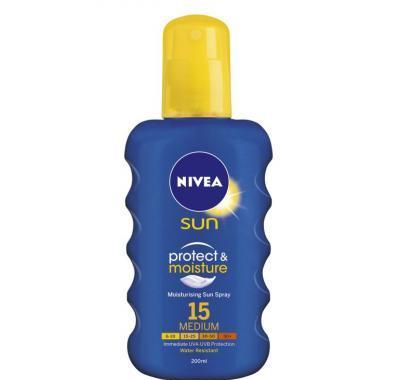 NIVEA Sun sprej na opalování OF15 200 ml