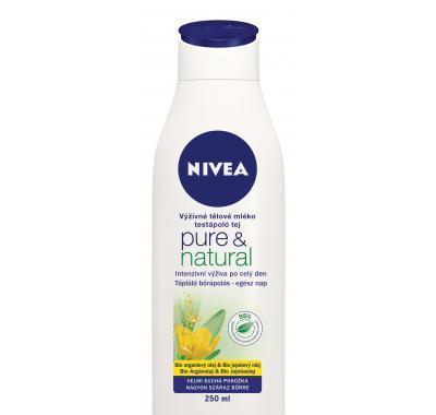 Nivea tělové mléko 250ml Pure&Natural, Nivea, tělové, mléko, 250ml, Pure&Natural