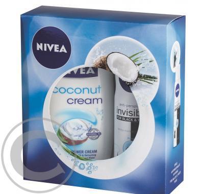 NIVEA Vánoční kazeta Kokos (sprchový gel  antiperspirant)