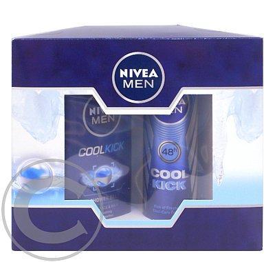 NIVEA Vánoční kazeta Men Cool Kick ( sprchový gel, antiperspirant )
