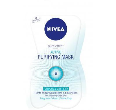 NIVEA visage hloubkově čistící maska 15 ml, NIVEA, visage, hloubkově, čistící, maska, 15, ml