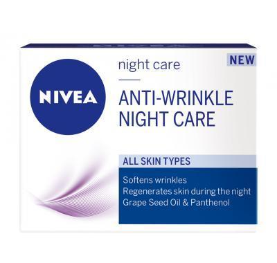 NIVEA visage hydratační krém proti vráskám noční, NIVEA, visage, hydratační, krém, proti, vráskám, noční