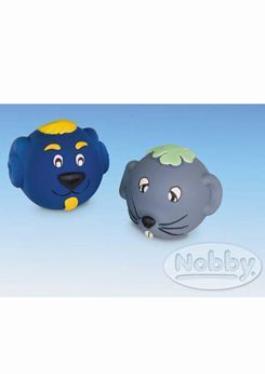 Nobby hračka pes Míč latex kozel modrý průměr 8cm