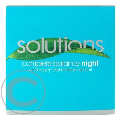 Noční gelový krém Solutions Complete Balance (Oil-free Night Gel) 50 ml