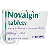 NOVALGIN TABLETY AVE D  20X500MG Potahované tablety, NOVALGIN, TABLETY, AVE, D, 20X500MG, Potahované, tablety