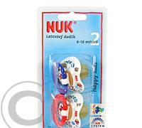 NUK-Dudlík uklid.Happy kids(6-18)latex 2ks N733549