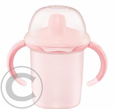 NUK-EL Mini Cup Růžový hrnek na učení 220ml 255059