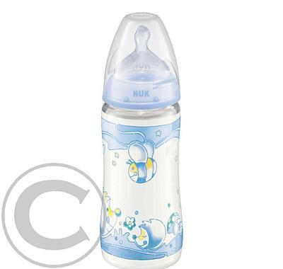 NUK-FC Dětská láhev PP Modrá 300ml SI 741284 vel.1, NUK-FC, Dětská, láhev, PP, Modrá, 300ml, SI, 741284, vel.1