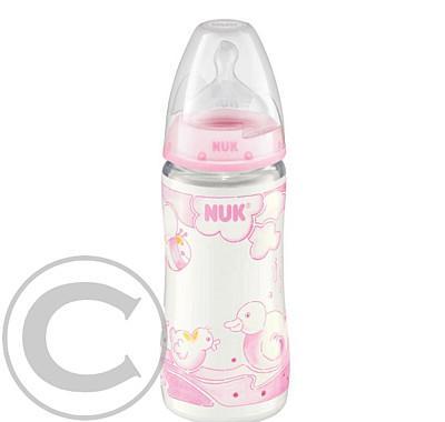 NUK-FC Dětská láhev PP Růžová 300ml SI 741283