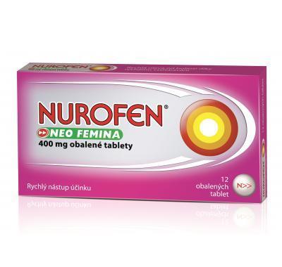 NUROFEN NEO FEMINA 400 MG OBALENÉ TABLETY  12X400MG Obalené tablety