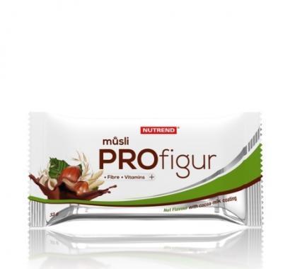 NUTREND PROFIGUR MUSLI OŘÍŠEK V ČOKOLÁDĚ 33g, NUTREND, PROFIGUR, MUSLI, OŘÍŠEK, V, ČOKOLÁDĚ, 33g