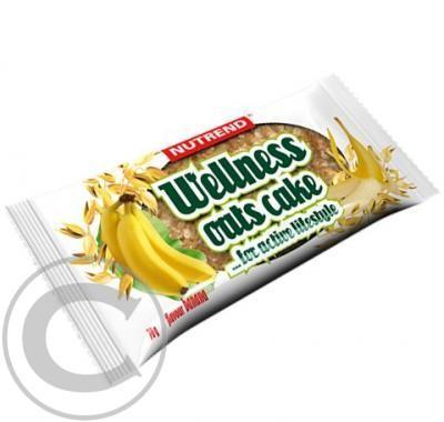 NUTREND Wellness oats cake banán 70 g, NUTREND, Wellness, oats, cake, banán, 70, g