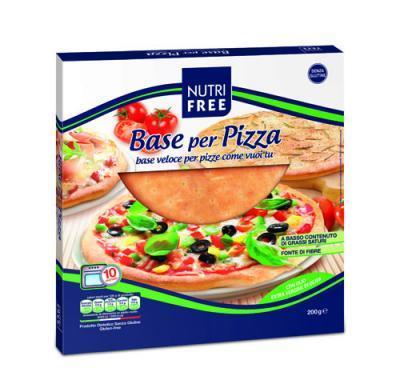 NUTRIFREE Pizza korpus bezlepkový 200 g, NUTRIFREE, Pizza, korpus, bezlepkový, 200, g