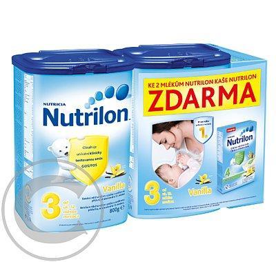 Nutrilon 3 Vanilla 2x800g Nutrilon kaše vanilková 225g ZDARMA, Nutrilon, 3, Vanilla, 2x800g, Nutrilon, kaše, vanilková, 225g, ZDARMA