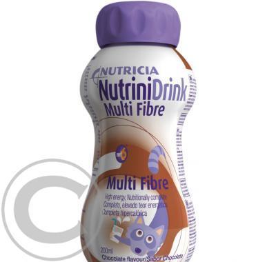 NUTRINIDRINK PRO DĚTI S VLÁKNINOU - ČOKOLÁDOVÁ PŘÍCHUŤ  1X200ML Roztok