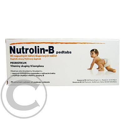 Nutrolin-B pedtabs rozpustné tbl. 20, Nutrolin-B, pedtabs, rozpustné, tbl., 20