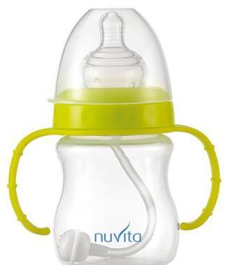 NUVITA 1450 lahev pro kojence 160ml žlutá, NUVITA, 1450, lahev, kojence, 160ml, žlutá