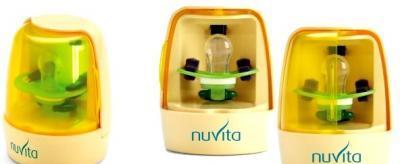 NUVITA 1550 UV sterilizátor dudlíku a násady lahví - přenosný