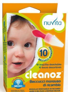 NUVITA CleanozTIPS náhradní násady pro odsávačku hlenů - 10 kusů, NUVITA, CleanozTIPS, náhradní, násady, odsávačku, hlenů, 10, kusů