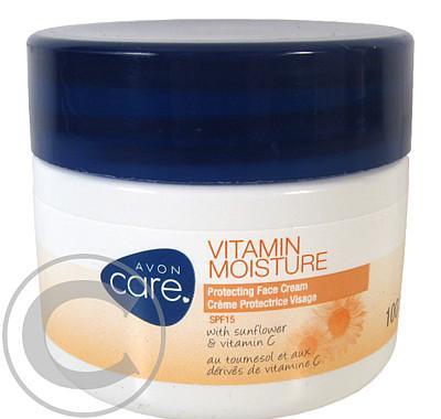 Ochranný pleťový krém s výtažky ze slunečnice a vitamínem C SPF 15 (Vitamin Moisture Cream) 100 ml
