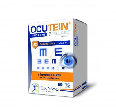 OCUTEIN Brillant Lutein 25mg DaVinci 60  15 tobolek, OCUTEIN, Brillant, Lutein, 25mg, DaVinci, 60, 15, tobolek