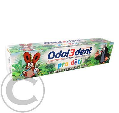 Odol 3 Dent pro děti - zubní pasta 50ml, Odol, 3, Dent, děti, zubní, pasta, 50ml
