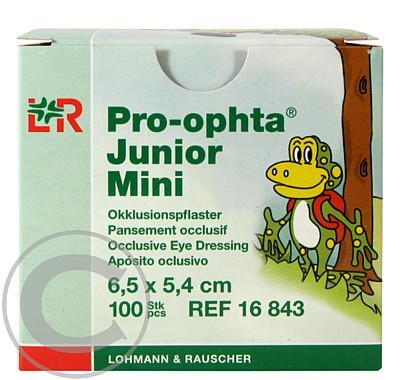 Okluzor náplast Pro-ophta Junior Mini 6.5x5.4cm/100ks