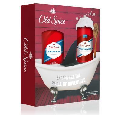 Old Spice Whitewater balíček – antiperspirant ve spreji 125 ml   sprchový gel 250 ml