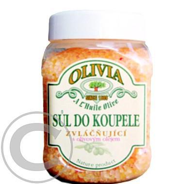 OLIVIA Sůl do koupele s olivovým olejem 450 g, OLIVIA, Sůl, koupele, olivovým, olejem, 450, g