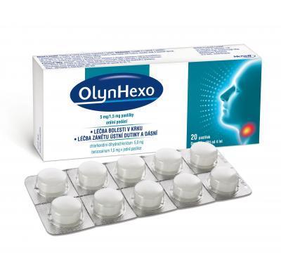 OlynHexo 5 mg/1,5 mg pastilky